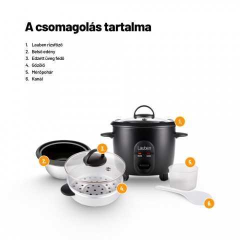 Lauben Rice Cooker 600BC - Rizsfőző Lauben Rice Cooker 600BC - Rizsfőző